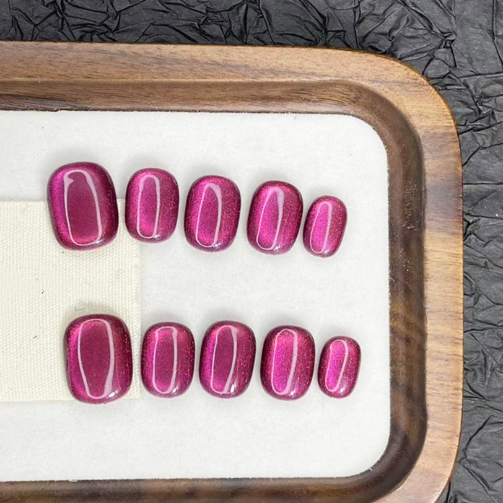 Nail Art Simple - 10pcs Wearable Summer Handmade Press on
