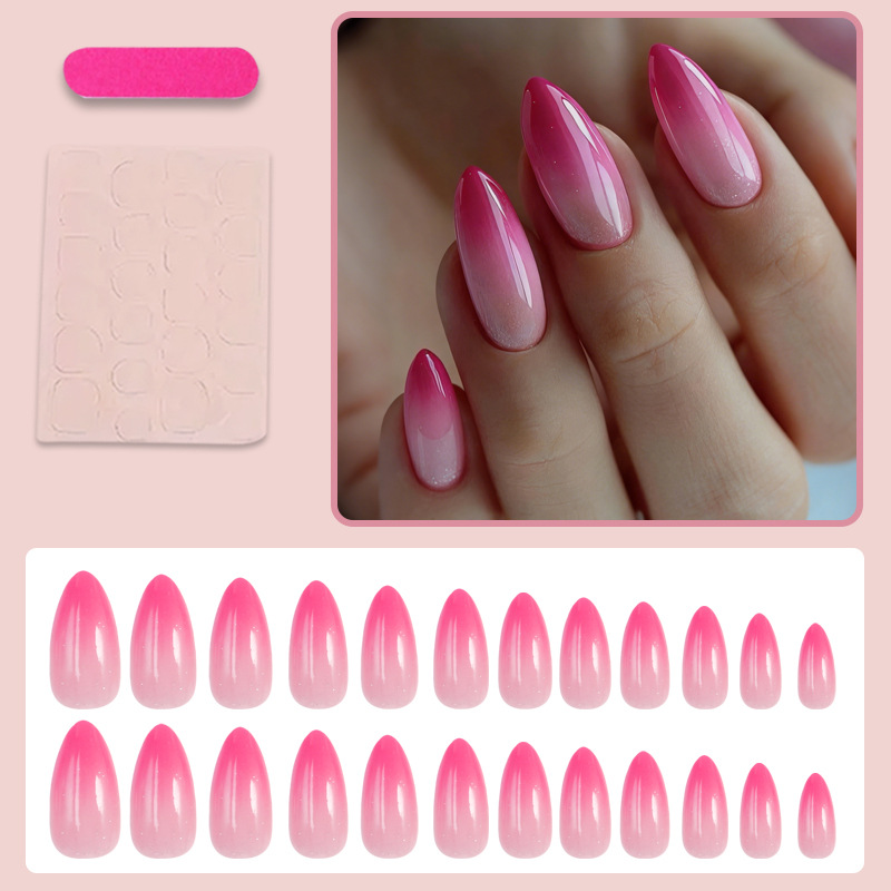24PCS almond shaped texture na - Nail Art Simple review and price