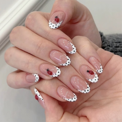 24Pcs Almond False Nails Sets  - Nail Art Simple review and price