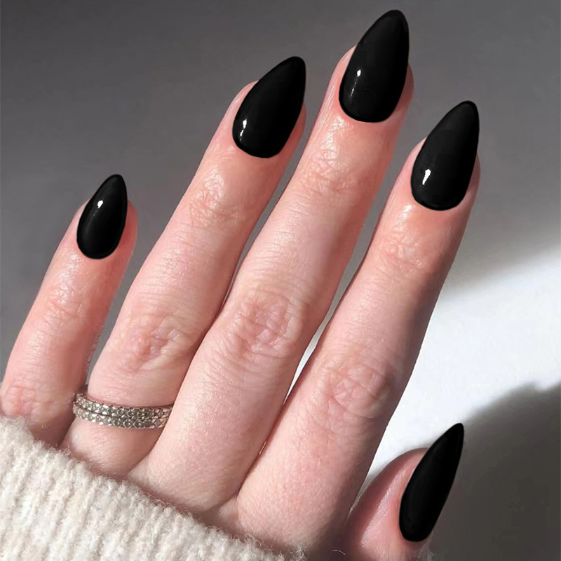 24pcs Solid Color False Nails  - Nail Art Simple review and price