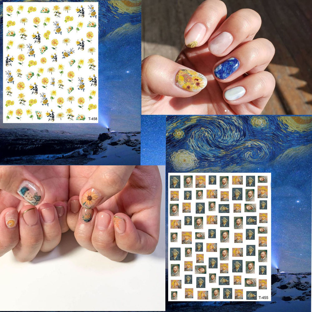 1pcs Van Gogh Night Romantic N - Nail Art Van Gogh review and price