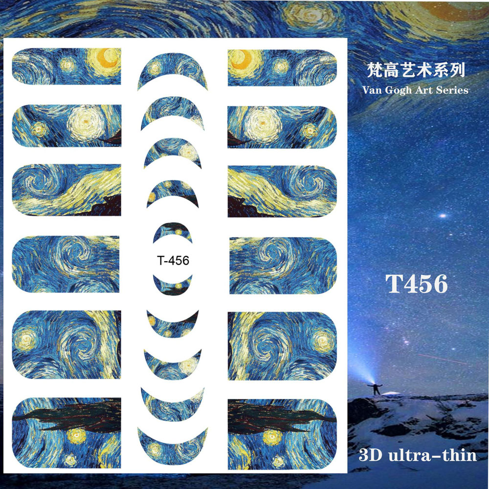 1pcs Van Gogh Night Romantic N - Nail Art Van Gogh review and price
